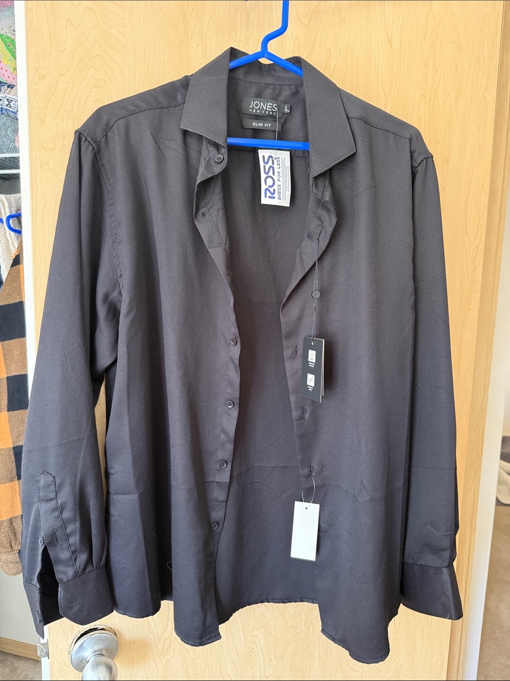 Jones New York Black Men's Long-Sleeve Dress Shirt